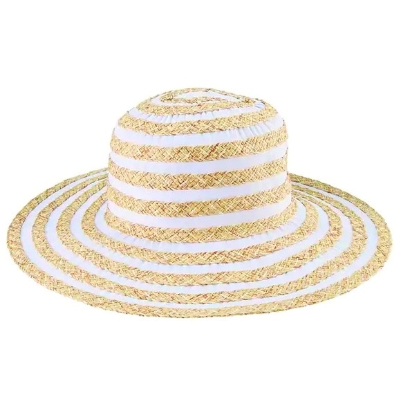 SAN DIEGO HAT CO. Paperbraid & Ribbon Hat NWT OS - Picture 2 of 2